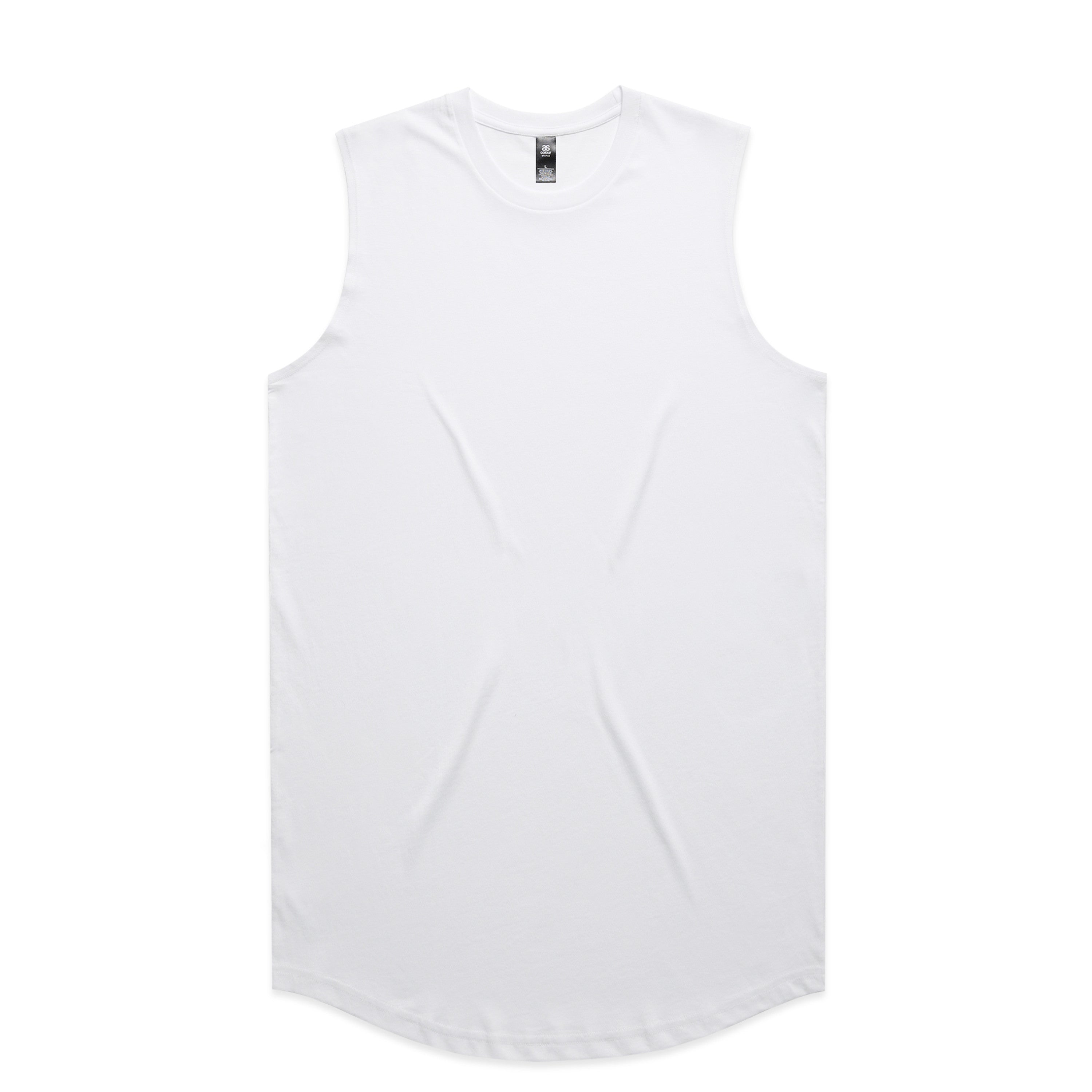 Men's Staple Curve Tank | Arena Custom Blanks