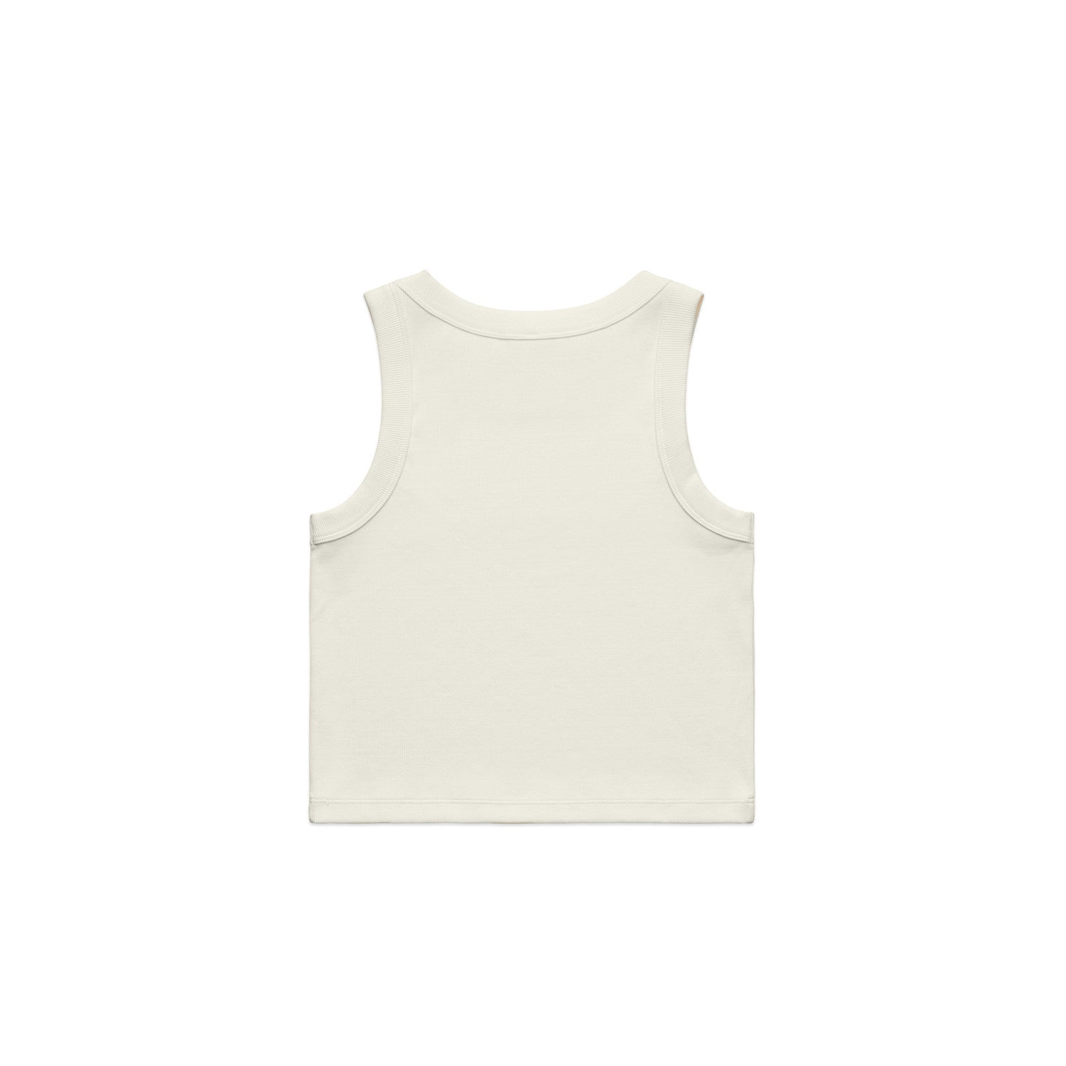 Women's Organic Rib Crop Tank | Arena Custom Blanks